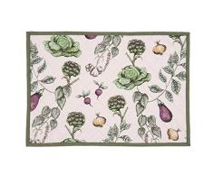 Clayre & Eef TKG40 - Manteles Individuales (6 Unidades, 48 x 33 cm, algodón), diseño de Verduras