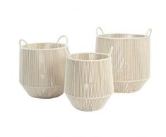 DKD Home Decor Juego de cestas, Estándar