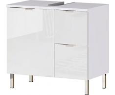 GERMANIA DIE MÖBELMACHER Mueble para Lavabo, Engineered Wood, Blanco, 60 x 56 x 34 cm