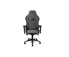 Drift Silla Gaming DR275 Cloud -DR275CLOUD- Silla Gaming Profesional, Material Tela con Acabado Terciopelo, reposabrazos Ajustables 4D, pistón Clase 4, giratoria, Mecanismo Frog, Negro/Gris