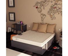 Baldiflex Colchón de Espuma Easy Altura 18 cm Tejido Algodón ortopédico, 160 x 190 cm