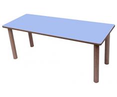 Mobeduc Mesa Infantil ala 120x45 cm, Azul Lavanda, 120 x 45 cm, Talla 0