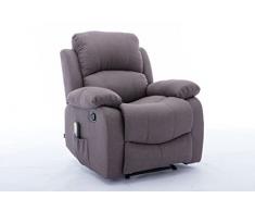 Astan Hogar Sillón Relax con Reclinación Manual (Sistema Pared Cero), Masaje Y Termoterapia, Modelo Ramón AH-AR30900MR