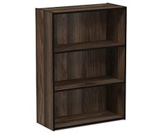 Furinno Estante Columbia nogal.