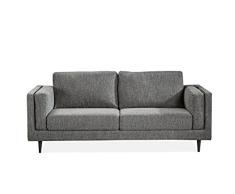 Look Sofa Onyx 3 Seater Sofas, Alloy Steel, Mayfair Granite
