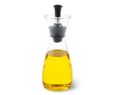 Cole & Mason H103019 Sawston Aceitera y Vinagrera, 370ml, Dispensador de Botella/Decantador, Vidrio/Acero Inoxidable, 1 x Botella, Suministrado VacÃ­o, 2 AÃ±os de GarantÃ­a
