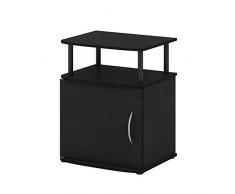 Furinno Mesa Auxiliar, Madera, marrón, One End Table