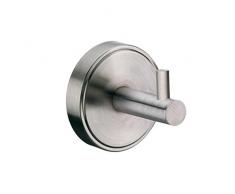 kela 21584 Marbea - Colgador Individual para Fijar a la Pared, Color Plateado