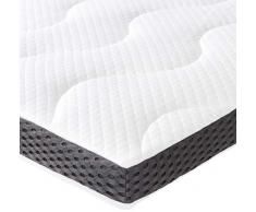 Amazon Basics - Cubrecolchón de espuma de gel de 7 cm - 160 x 200 cm