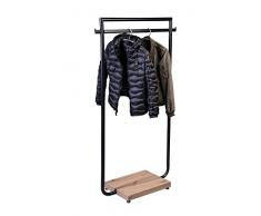 M2 Kollektion Chile Perchero, Metal, Roble Artisane, 80x160x40