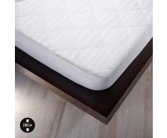 Sancarlos - Protector colchon Reversible Conforts para cama de 180 cm, color blanco