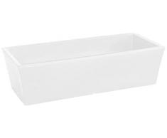 Vaso Fioriera Rettangolare Cassetta Balcone e Giardino cm 69x29 Made IN Italy leggero e Resistente