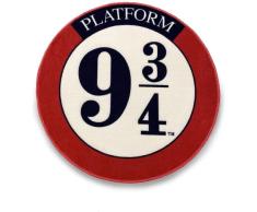 Groovy UK Platform 9 y 3/4 - Alfombra Antideslizante para Puerta (100 x 100 cm), Color Burdeos