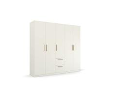 Rauch Möbel Skandi by QUADRA SPIN Gabinete de Puerta giratoria, Madera de ingeniería, Blanco, 226x210x54