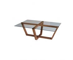 Mesa de centro en vidrio templado WellHome.