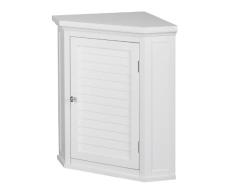 Armario de Baño Mueble de Baño de la Pared Moderno Blanco Madera Teamson ELG-587