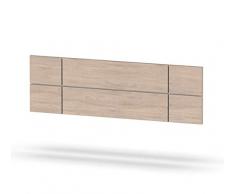 MUEBLES PITARCH Elsa Cabecero, Aglomerado de partículas y melamina de Alta Densidad, Roble Aurora, 160 cm