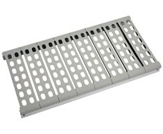 SARO Estantería de Aluminio con Parrillas de plástico, 373 x 708 mm