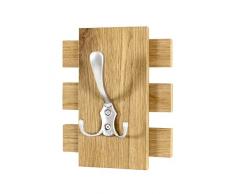 Haku Möbel Perchero de Pared, Madera, Vintage, 9 x 38 x 42 cm
