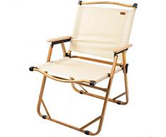 AKTIVE 63022 - Silla plegable de camping tipo Glamping Sabana, material: poliéster y aluminio, resistente, peso máximo soportado 110 kg, medidas 61 x 54 x 77 cm