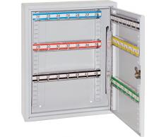 Rieffel VT-SK 2042 Gris Caja portallaves y Organizador - Armario para Llaves (Gris, 42 Colgador(es), 2 Llaves, 270 x 80 x 350 mm)