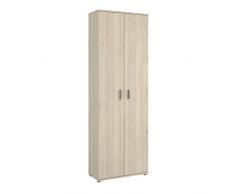 DEKIT GRUPO RIMOBEL FIT Armario Zapatero, Madera de ingeniería, Roble Natural, 190x61x35 cm