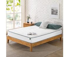 ZINUS Tight Top Colchón de muelles, Colchón de muelles interiores, 150 x 190 cm, Altura 20 cm, Colchón comprimido y enrollado, OEKO-TEX
