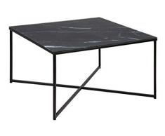 Amazon Brand - Movian Rom - Mesa de centro, 80 x 80 x 45 cm, negro