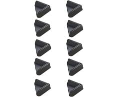 cyclingcolors 10x Protector Perfil Angular 90° Plástico pies Estante capuchón Tapones Tapón Muebles (A = 40mm)