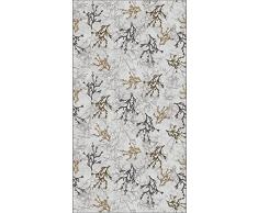 Homemania Alfombra Impresa Coral 4 Antideslizante, Multicolor, 80 x 120 cm