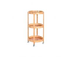 DKD Home Decor Estantería con Ruedas, Estándar