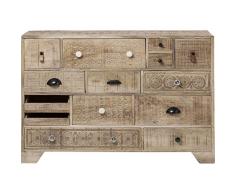 Kare 81335 Cómoda Puro, Natur, 80x114x35 cm