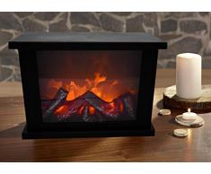 Technoline T9800 - Chimenea decorativa LED (29 x 11 x 19 cm)
