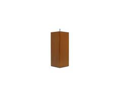 La fabrique de Patas am20170195 Juego de 4 Patas de Cama de Madera de Cerezo Tintada, 17,5 x 6 x 6 cm