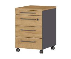 Alkove Cajonera con Ruedas, 42x61x49 cm (BxHxT)