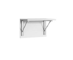 K Mobel Auxiliar Mesa de Pared Plegable EKO, Madera, Blanco, Mediano