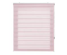 Blindecor Lira estor enrollable noche y dÃa, color Rosa, estor de 140 x 180 cm (ancho x alto). Tamaño de la tela 137 x 175 cm. Estores noche y dia elegantes