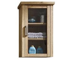 Trendteam Muebles Armario suspendido, Madera, Marrón, 46 x 74 x 24 cm