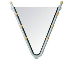 Haku Möbel 43335 espejo de pared 62 x 15 x 67 cm, aluminio