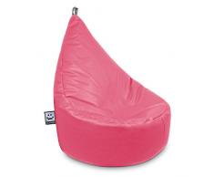 HAPPERS Puff Butaca Polipiel Indoor Fucsia XL