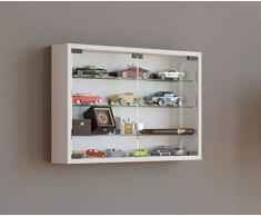 VCM mandosa M Vitrina Pared, Madera, Blanco, 40 x 60 x 10 cm