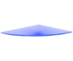 Bolis Italia BA1E035HA2T1 Vitra - Estante de Cristal Templado (35 x 35 x 0,6 cm), Color Azul