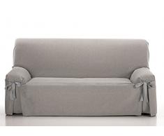 Martina Home Riga Funda Sofá Lazos, Gris, 3 Plazas