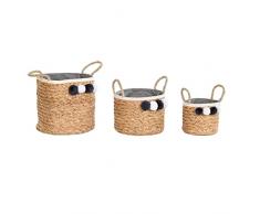 DKD Home Decor Juego de cestas, Estándar