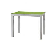ASTIMESA Mesa de Cocina, Metal, Verde, 90x50cm
