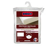 Dodo RUBIS160 - Protector de colchón antiácaros (160 x 200 cm), Color Blanco