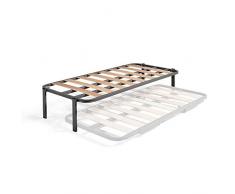 HOGAR24 ES Somier Superior de Cama Nido con 4 Patas, 80x180 cm