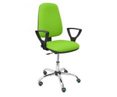 Piqueras y Crespo Socovos Silla de Oficina, Acero, Pistacho, 116x48x48 cm