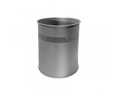 Twinco - M520108 – Cesta de metal de 15 litros de gri