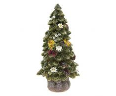 Clayre & Eef 6PR2220 - Árbol de Navidad Decorativo (tamaño pequeño, Aprox. 8 x 8 x 16 cm.